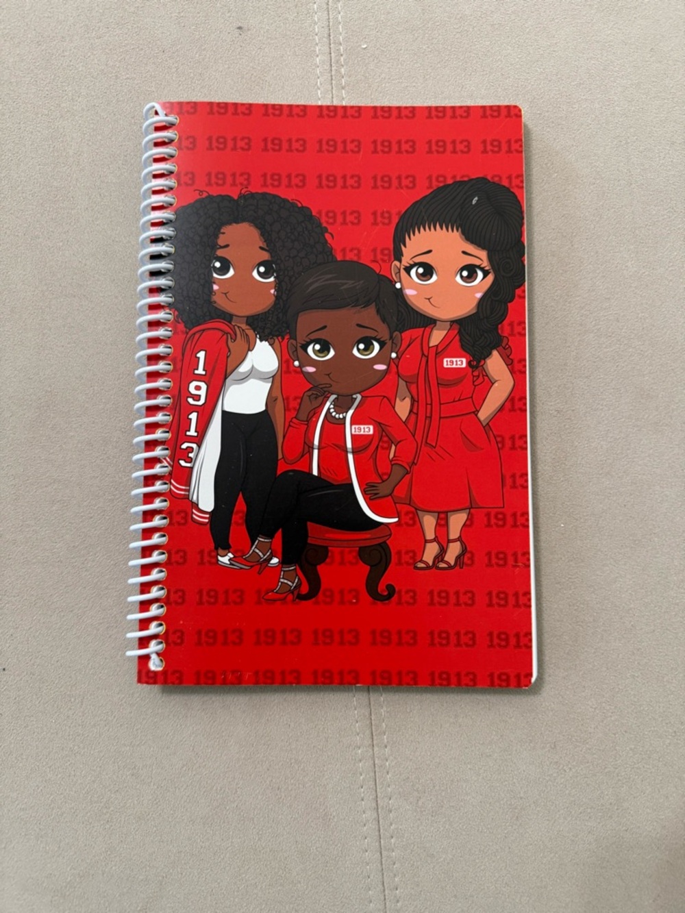 Oh So Paper Delta Sigma Theta Sorority, Inc Spiral Notebook/Journal